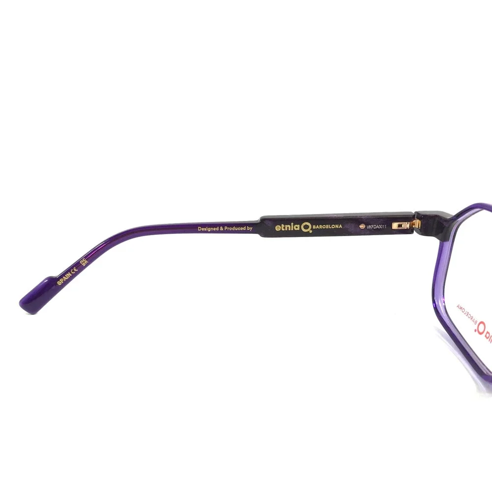Etnia Barcelona Eyeglasses Frames SYKO PU Purple Aviator Full Rim 54-16-138